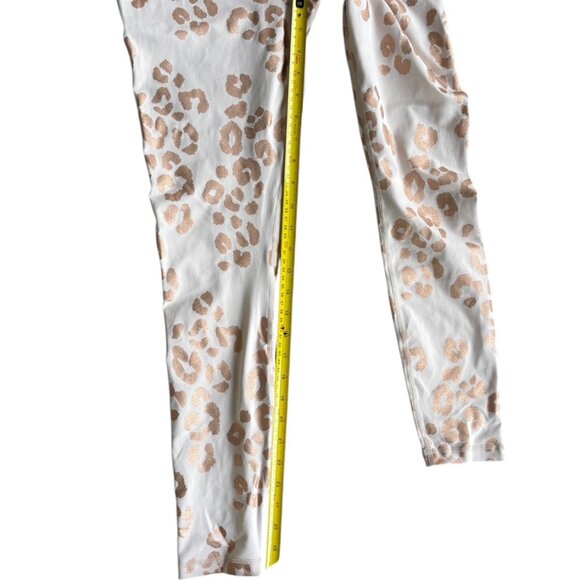 Spiritual Gangster Rose Gold Metallic Leopard print leggings L - Picture 5 of 6